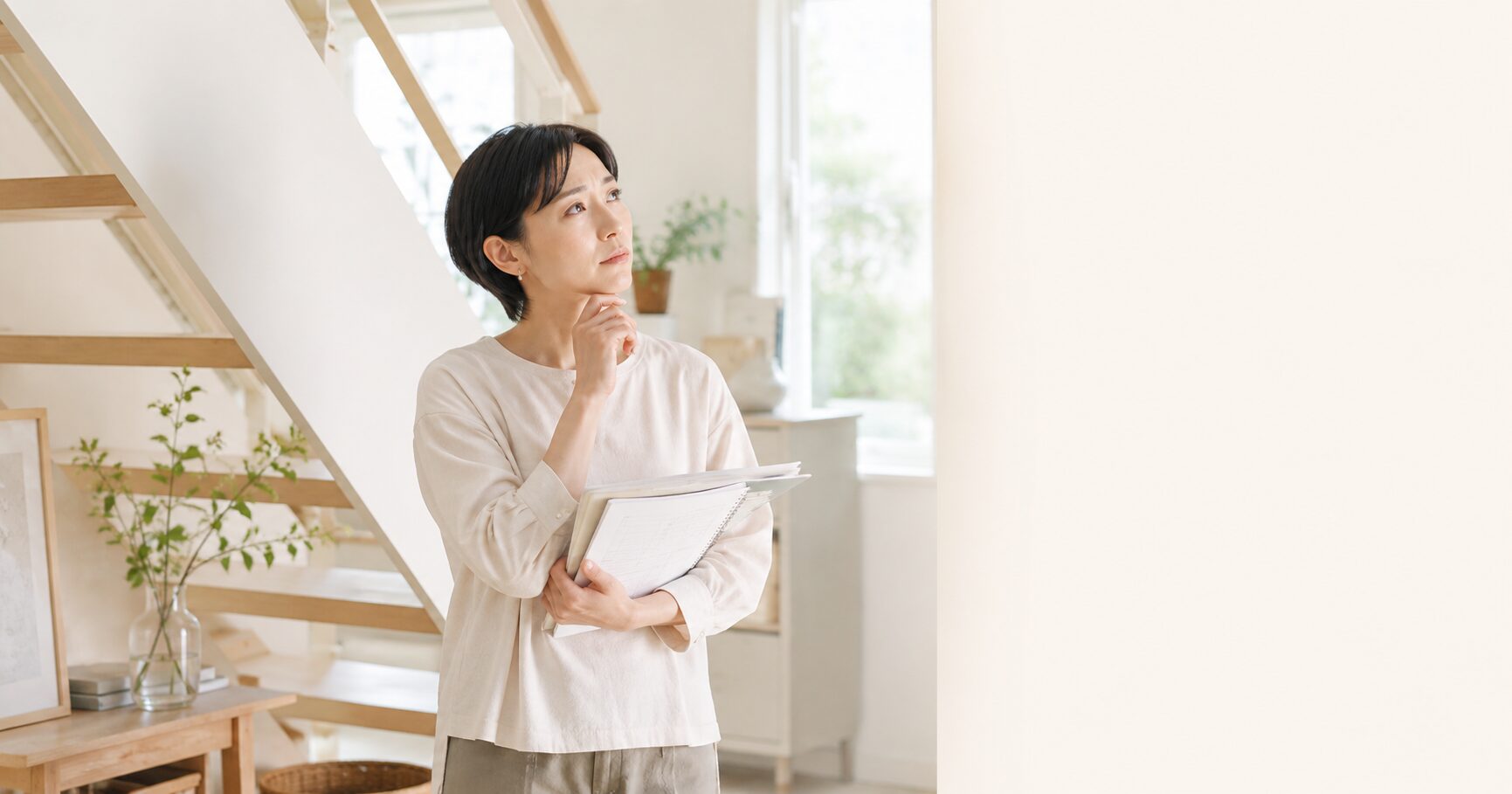 不登校の中学生がオンライン家庭教師を利用する場面