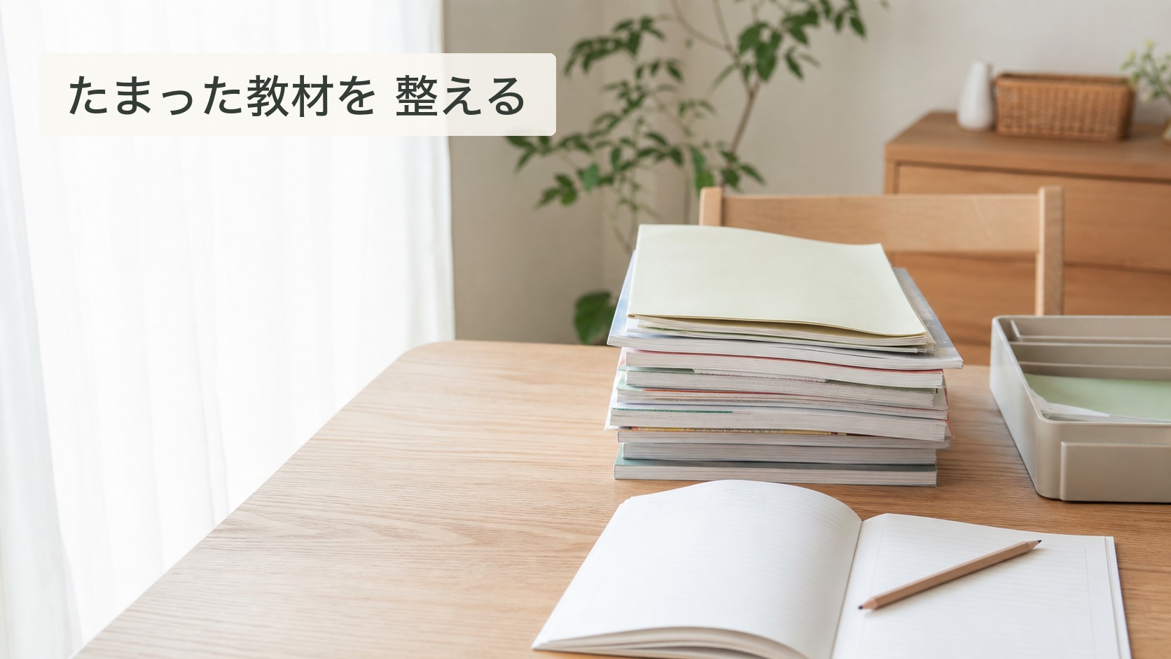 続かない・教材がたまる方
