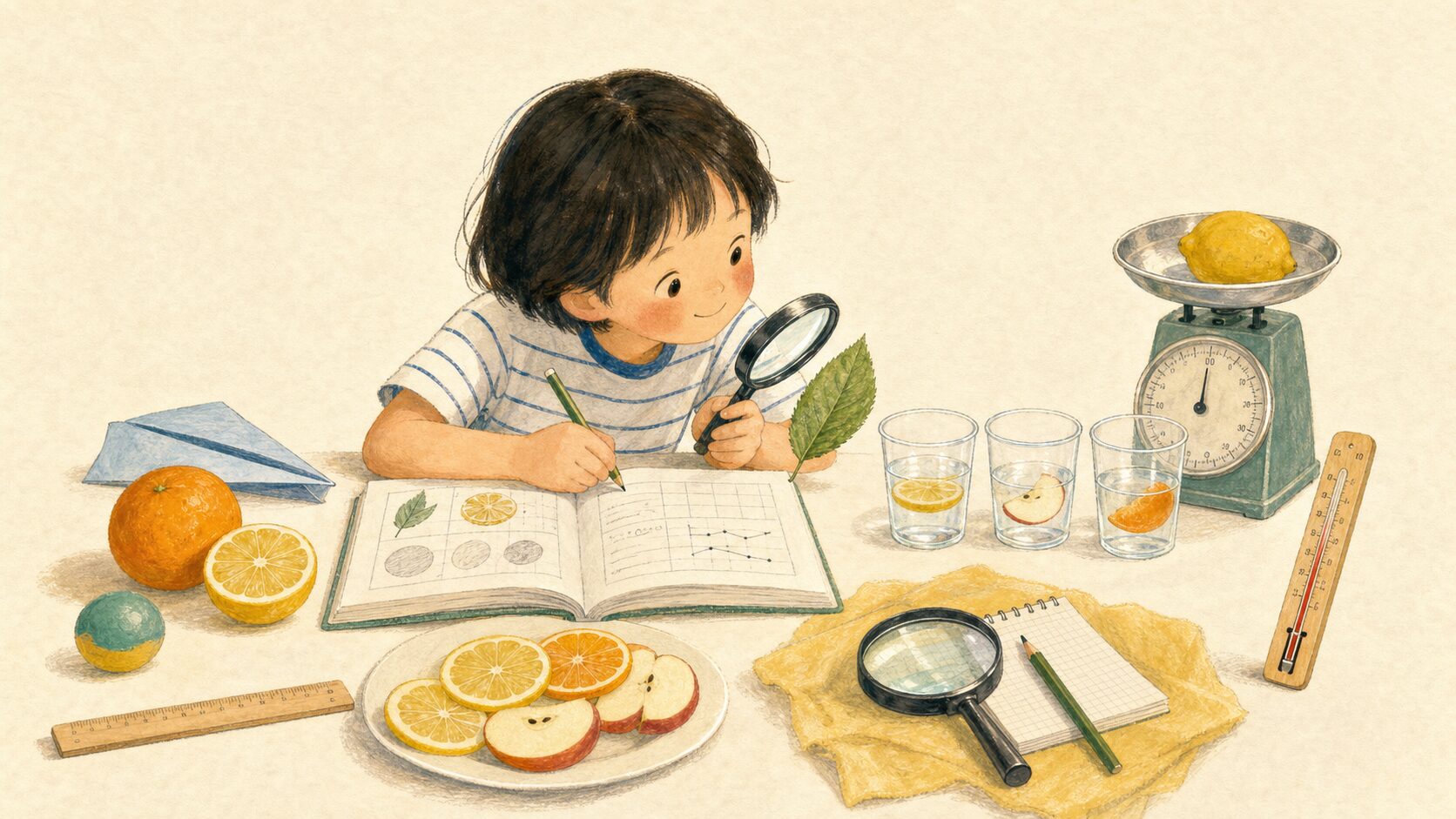 自由研究のまとめ方｜目的・方法・結果・考察の書き方を小学生向けに解説