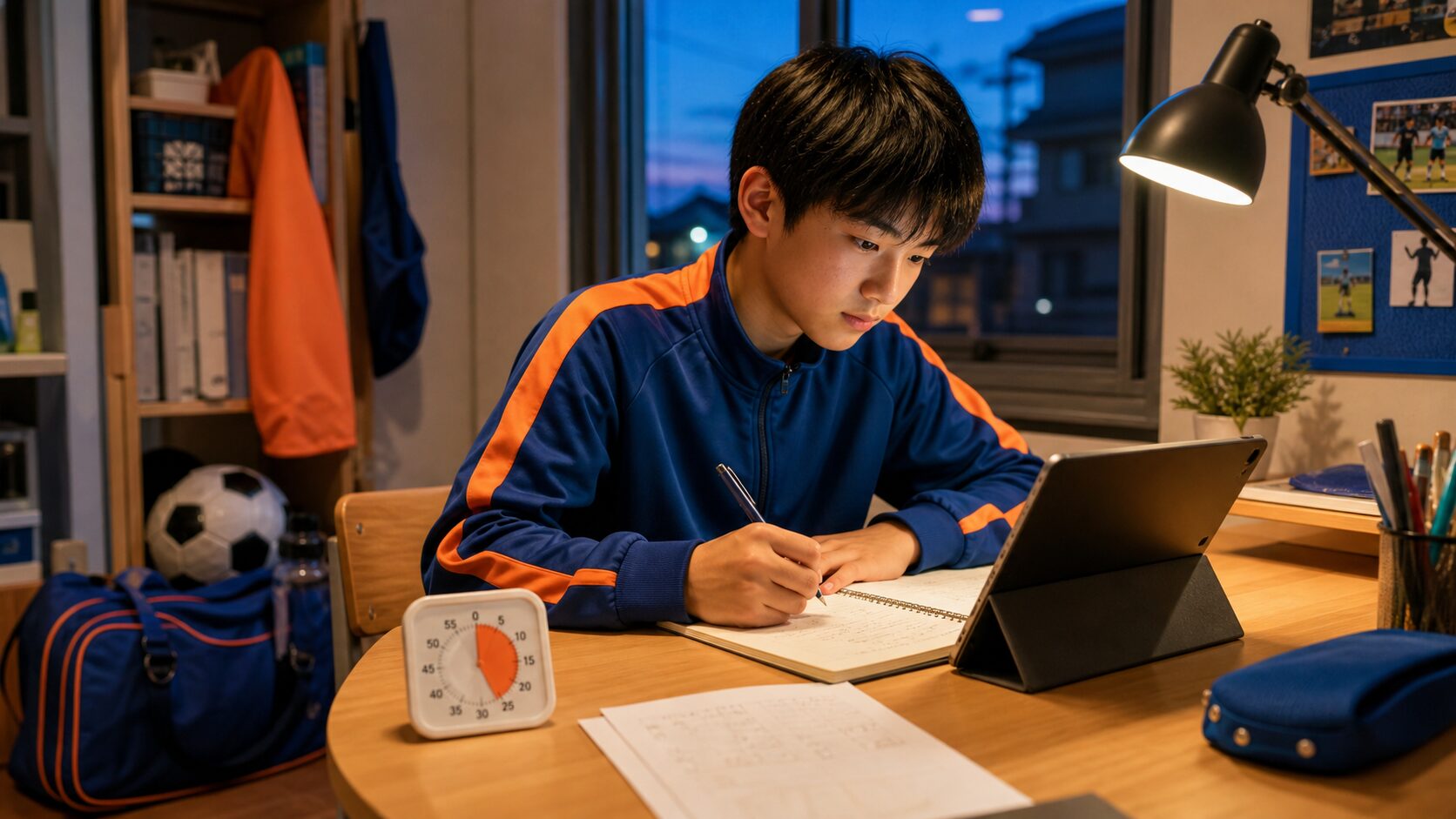 部活で忙しい中学生におすすめの通信教育|短時間で続けやすい教材を比較