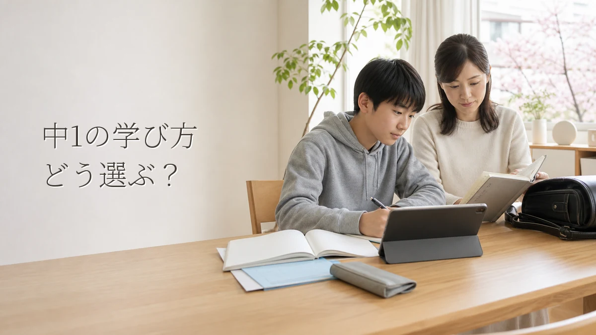 中1の通信教育おすすめ｜最初の定期テストと学習習慣の作り方