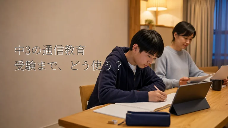 中3向け通信教育比較