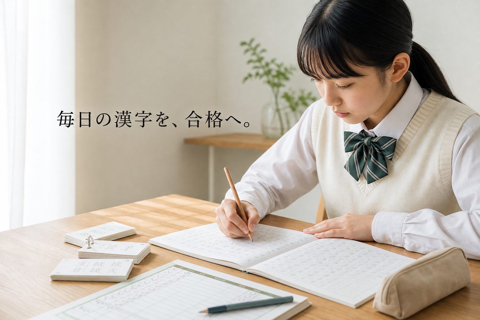 漢検3級完全ガイド|合格点・レベル・過去問・問題集の学習イメージ