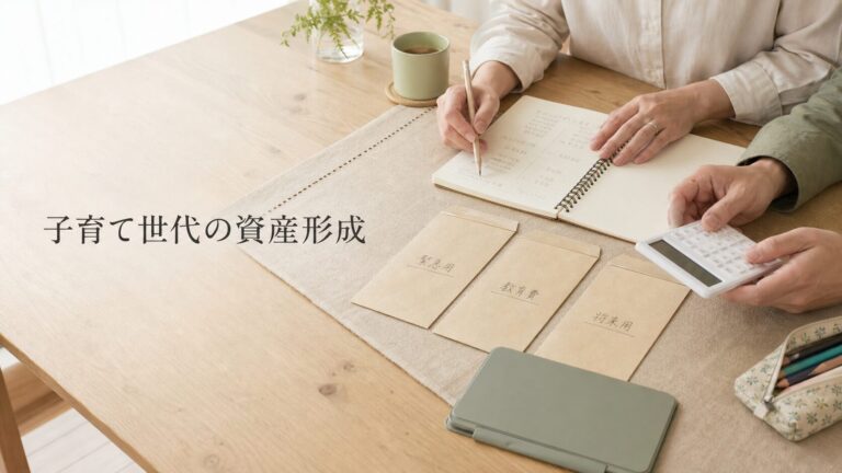 子育て世帯が生活防衛資金を準備する