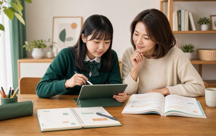 進研ゼミ中学講座の学習イメージ